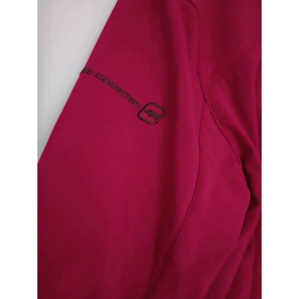 Free Country Women's Pink Softshell Jacket Full Zip Pockets Size Medium - Picture 5 of 7